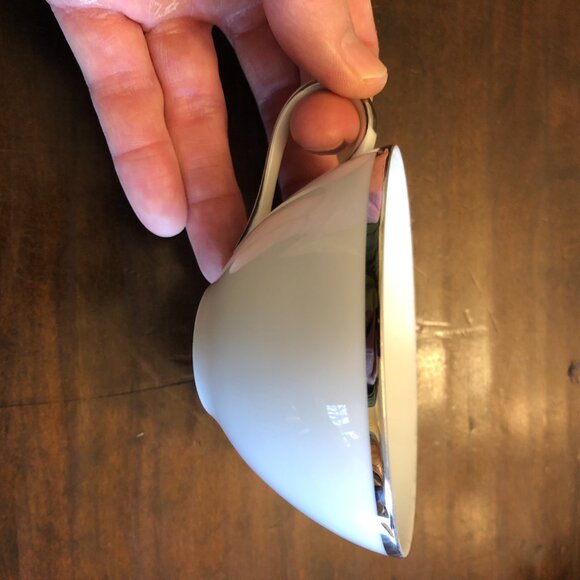 Harmony House China (Moderne # 3545) Coffee cups with saucers/sugar bowl/creamer - Picture 8 of 11